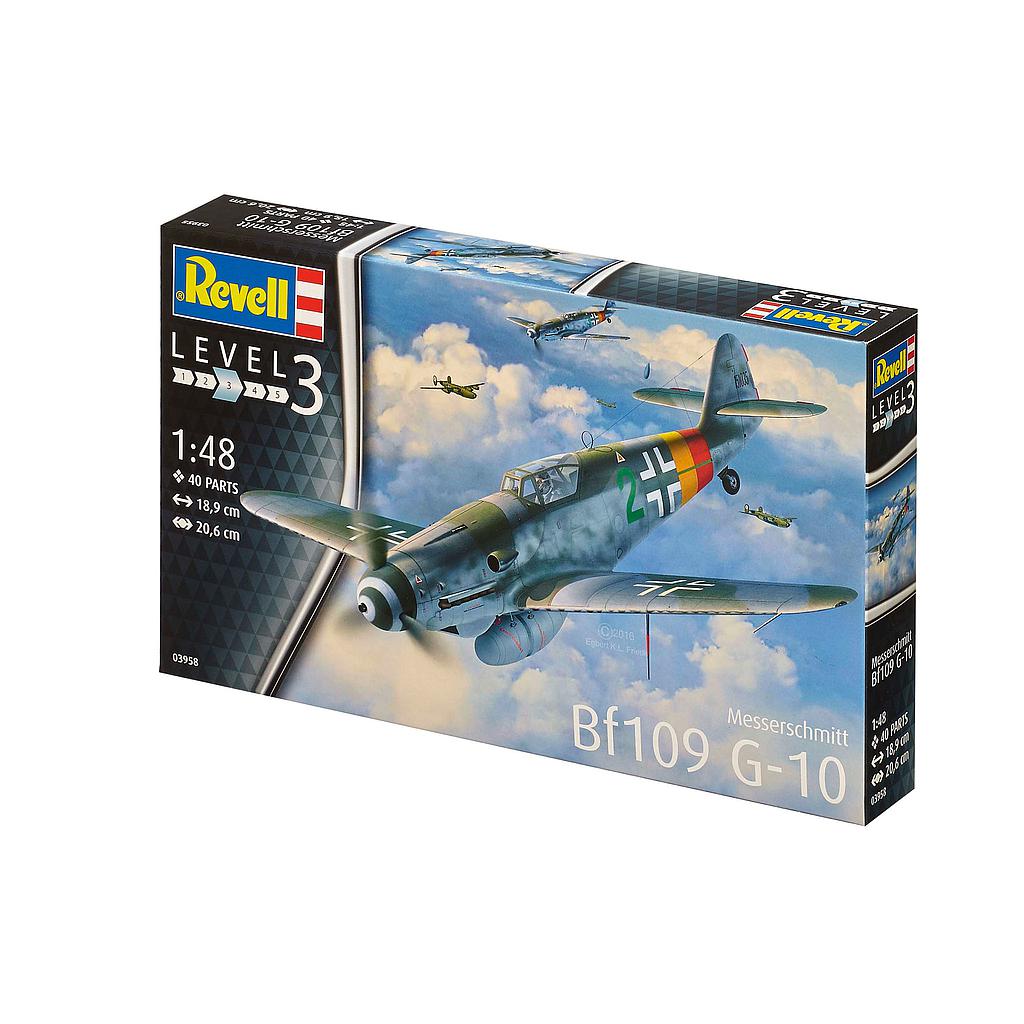 Revell plastic model Messerschmitt Bf109 G-10 1:48 03958R