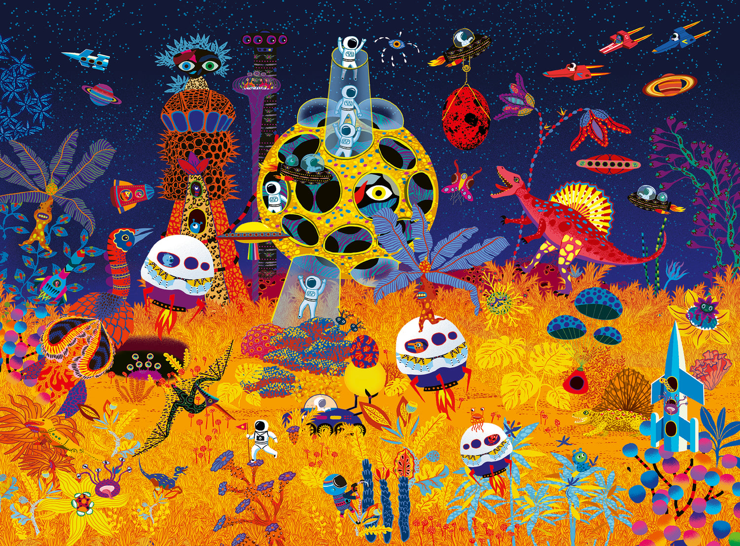 Ravensburger Puzzle 300 Pieces: Fantasy Planet 12004054V