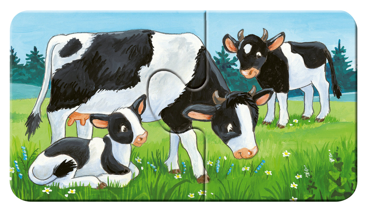 Ravensburger My First Puzzle 9x2 pc Farm Animals 050727V