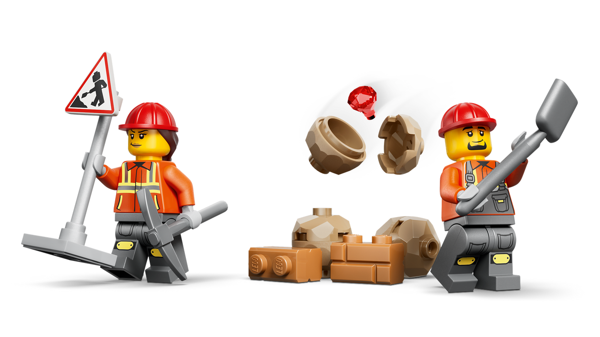 LEGO City Yellow Backhoe Loader 60480L