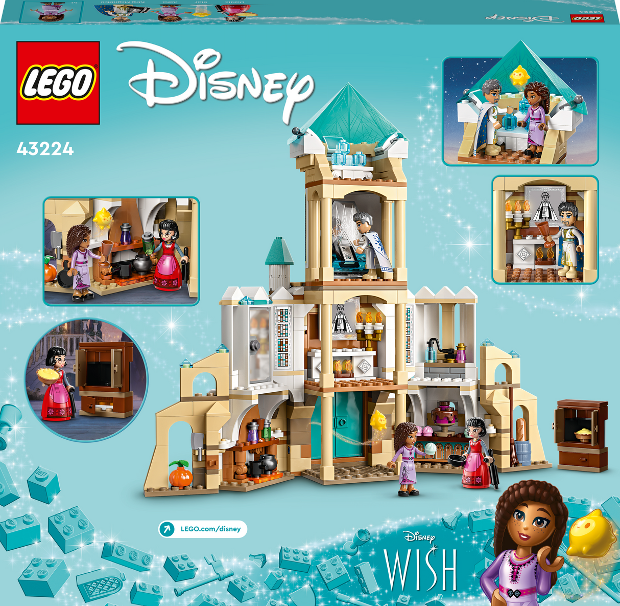 LEGO Disney King Magnifico's Castle 43224L