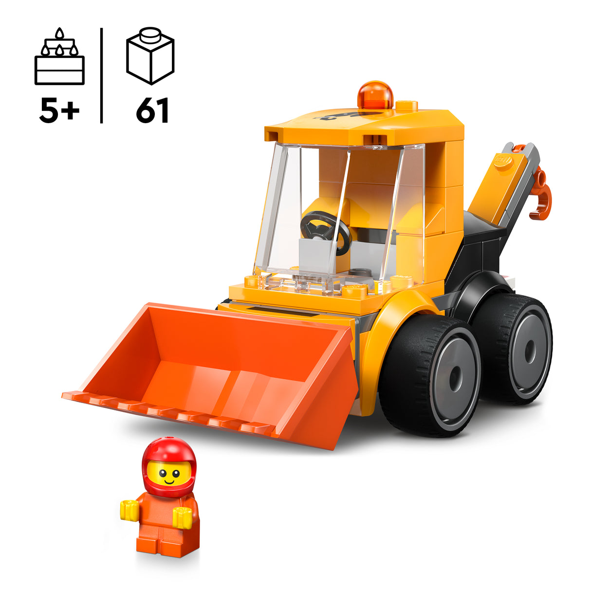 LEGO City Rides – Construction Loader 60483L