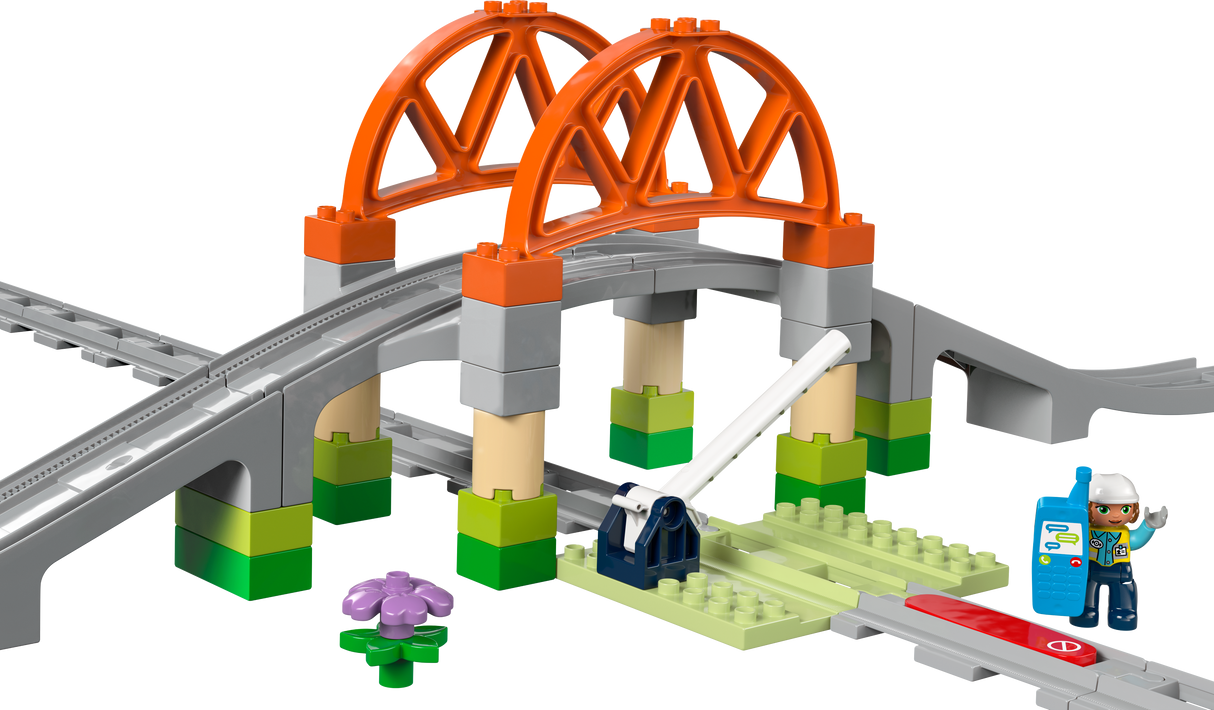 LEGO DUPLO Train Bridge and Tracks Expansion Set 10426L