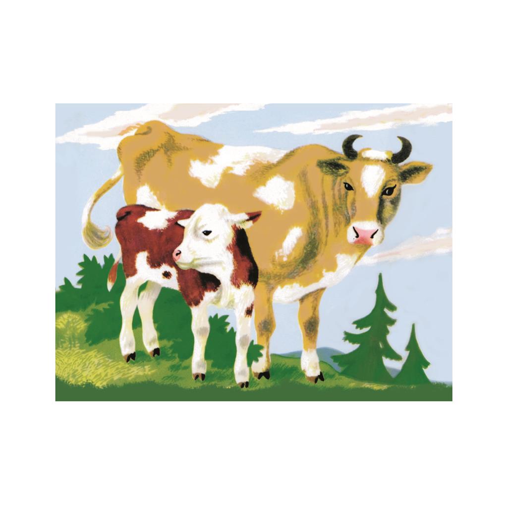 Dino Cube Puzzle 12 pc Domestic Animals  64141D