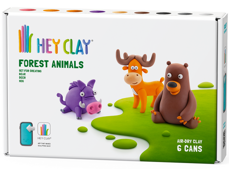 HEY CLAY Modeling Clay Forest Animals Selection 2 60044E