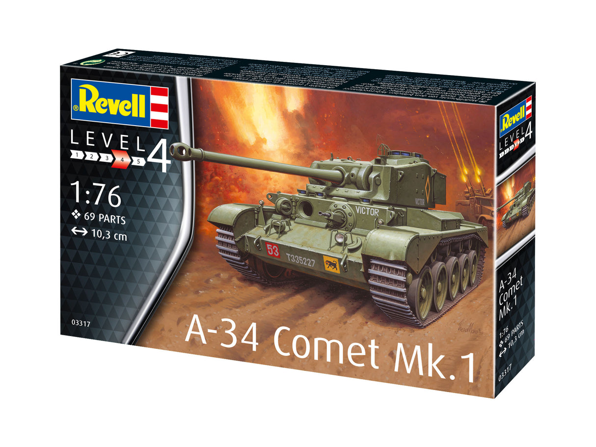 Revell Plastic Model A-34 komeet Mk.1 1:76 03317R