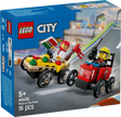 LEGO City Pizza vs. Fire Truck Race Car Pack 60458L