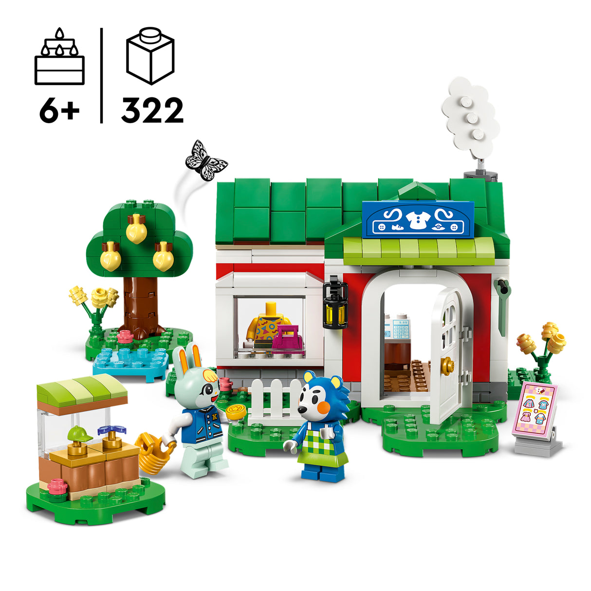 LEGO Animal Crossing Able Sisters Clothing Shop 77055L