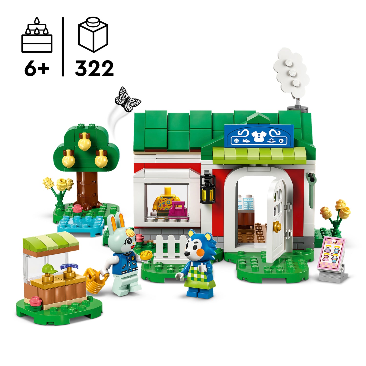 LEGO Animal Crossing Able Sisters Clothing Shop 77055L