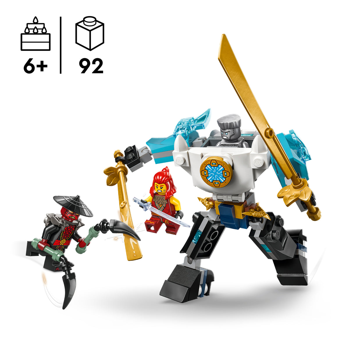LEGO Ninjago Zane's Battle Suit Mech 71827L