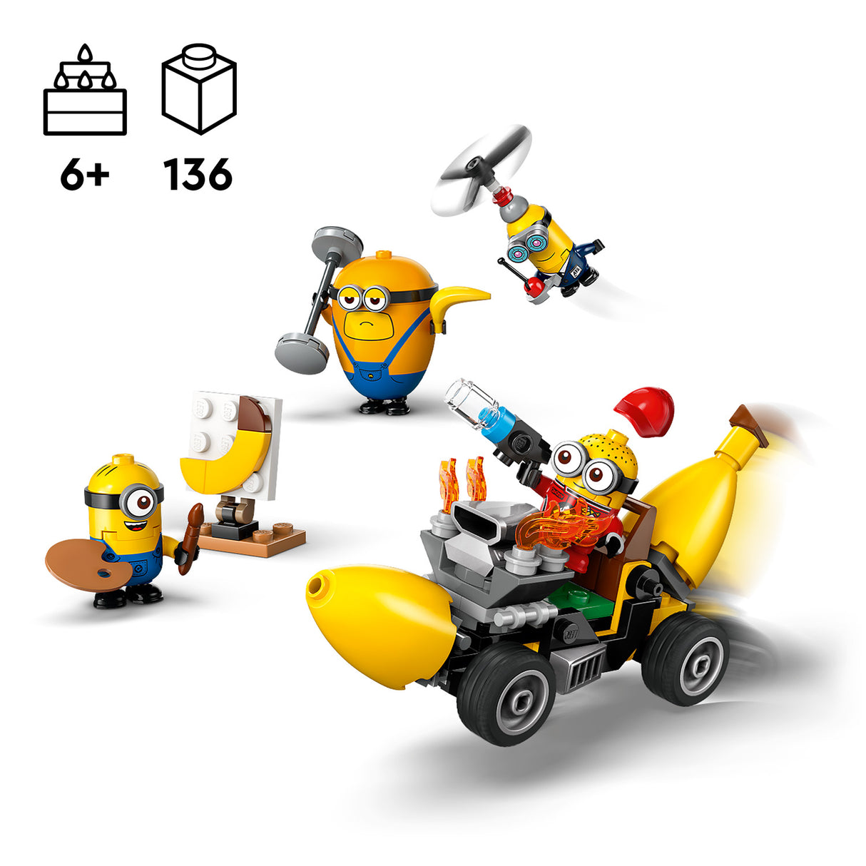 LEGO Minions Minions and Banana Car 75580L
