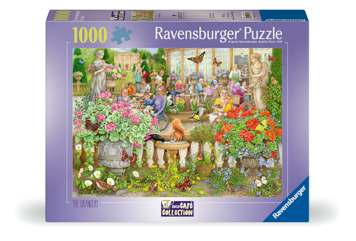 Ravensburger puzzle 1000 pc Cafe in the middle of nature 12001081V
