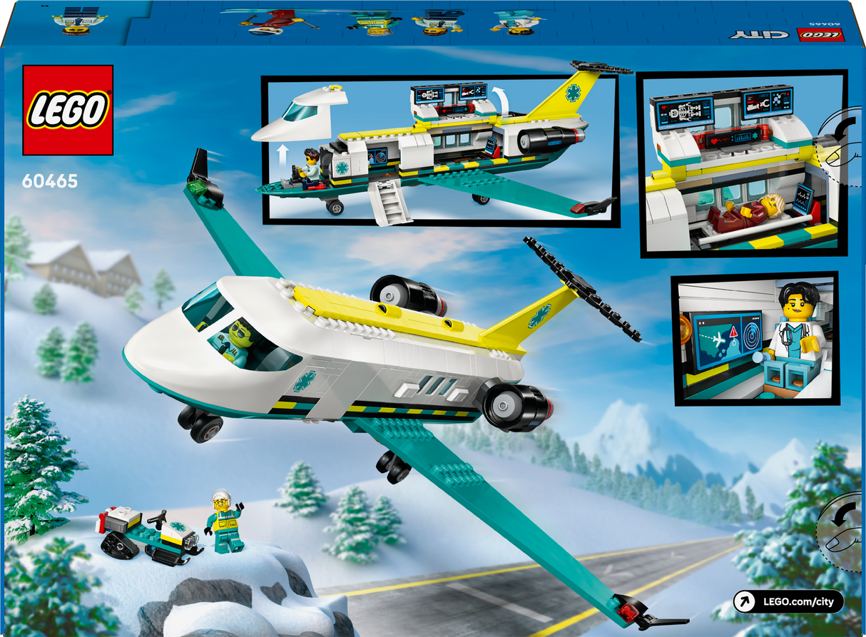 LEGO City Emergency Air Ambulance Airplane 60465L