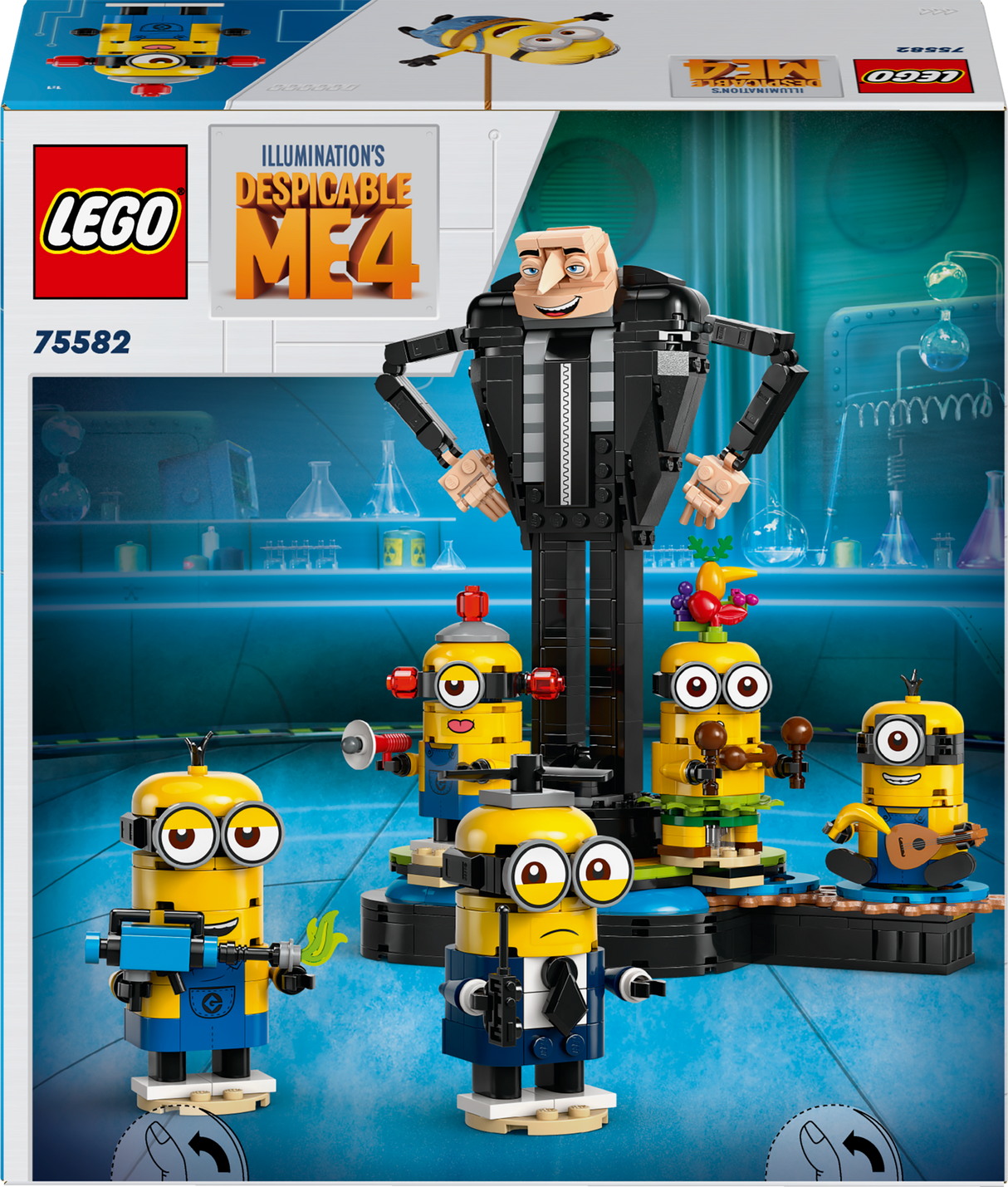 LEGO Minions Brick-Built Gru and Minions 75582L