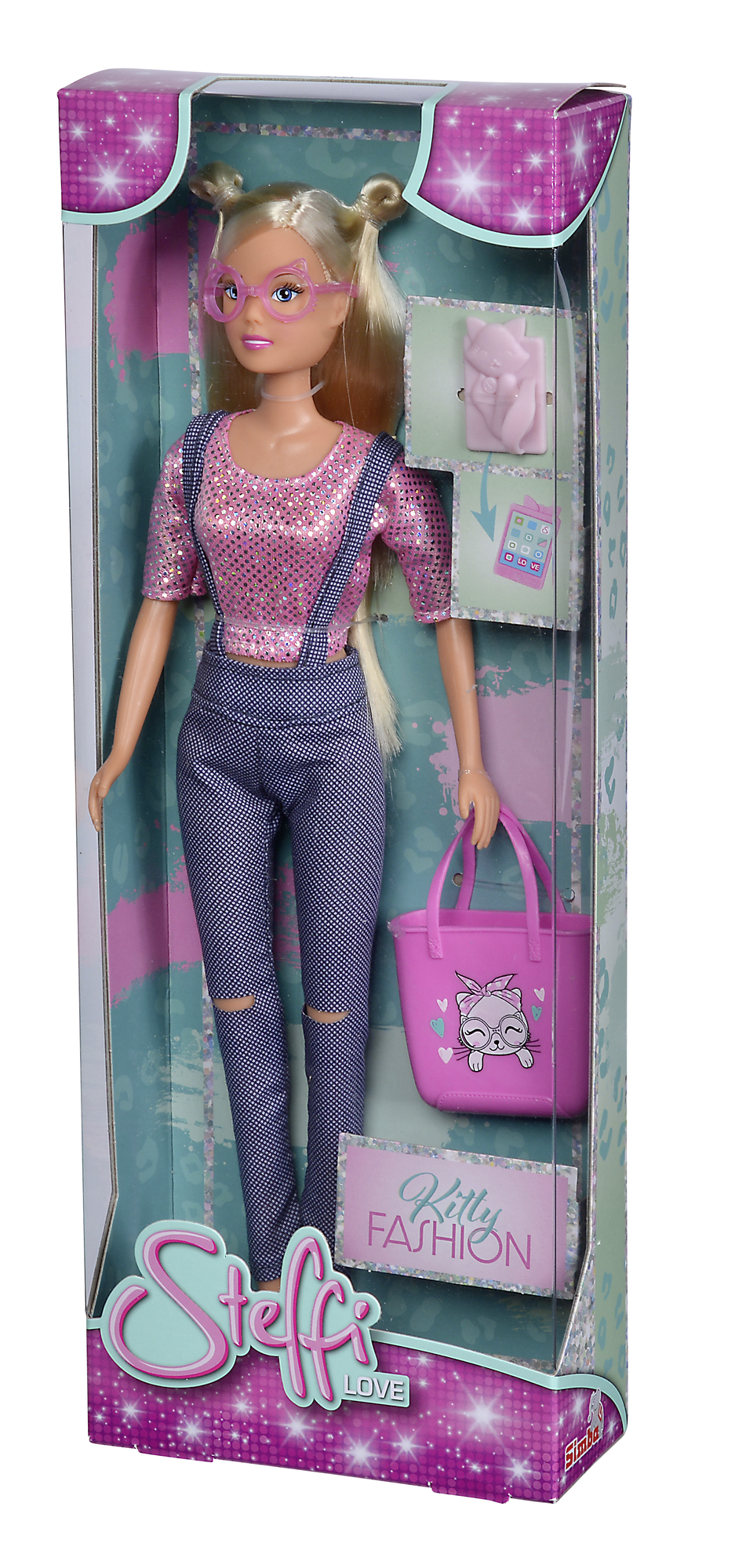 Simba Doll Steffi Love With A Cat Bag  105733602B