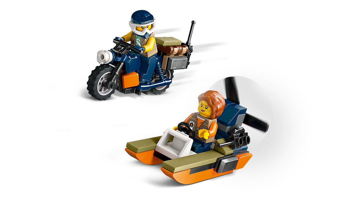 LEGO City Jungle Explorer Helicopter at Base Camp 60437L