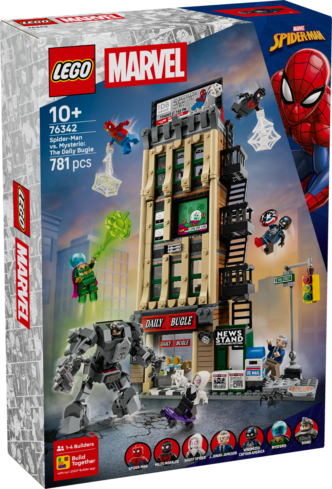 LEGO Super Heroes Spider-Man vs. Mysterio: The Daily Bugle 76342L