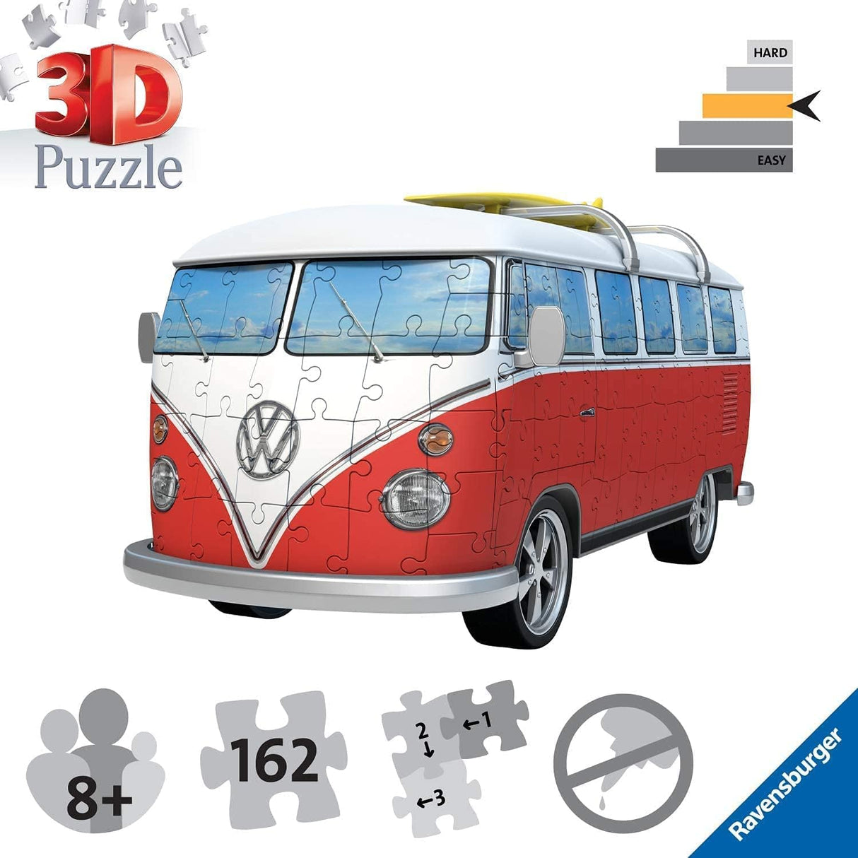 Ravensburger 3D Puzzle Volkswagen Camper Van 125166V