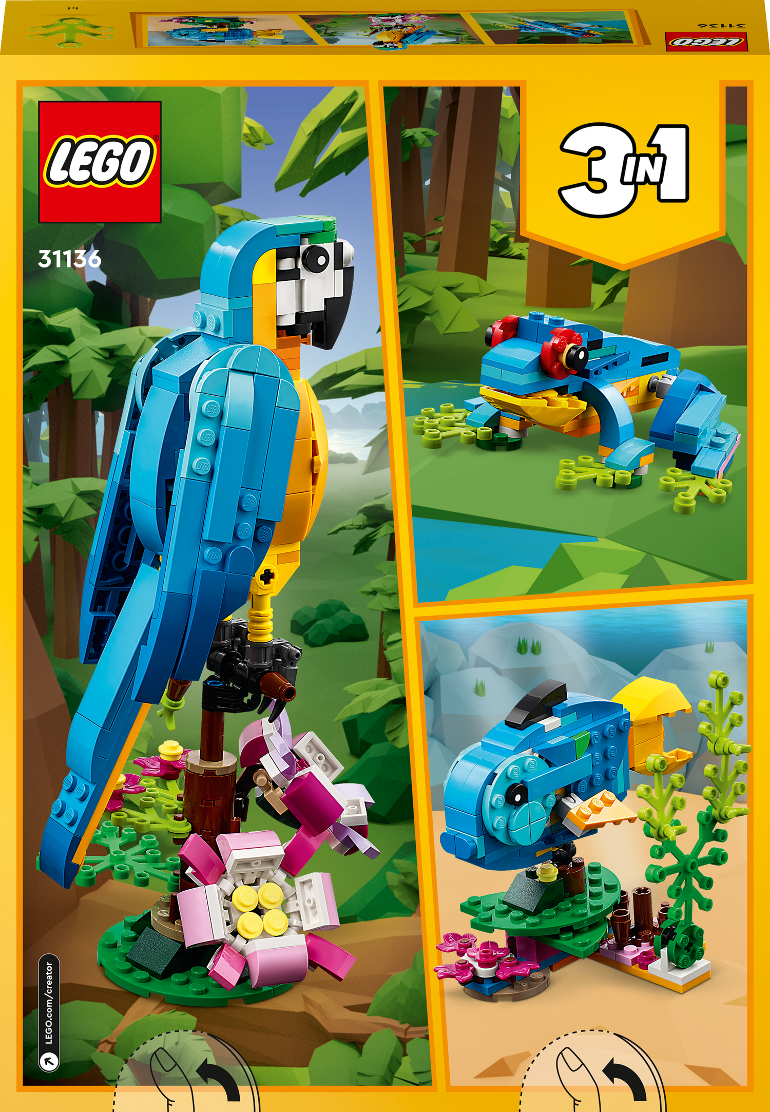 LEGO Creator Exotic Parrot 31136L
