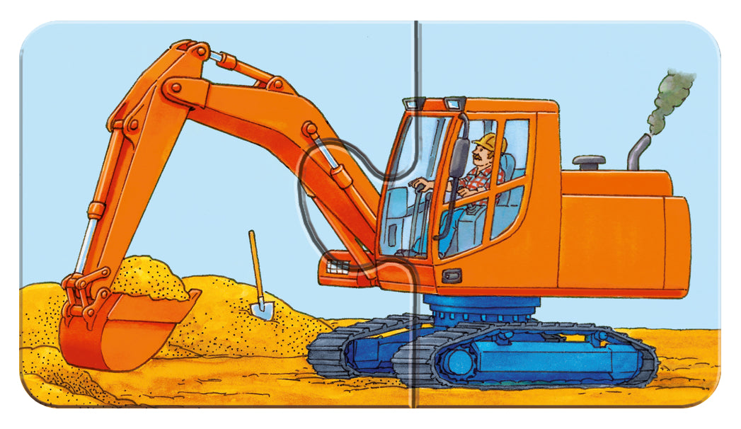 Ravensburger My First Puzzle 9x2 pc Commercial vehicles 073320V