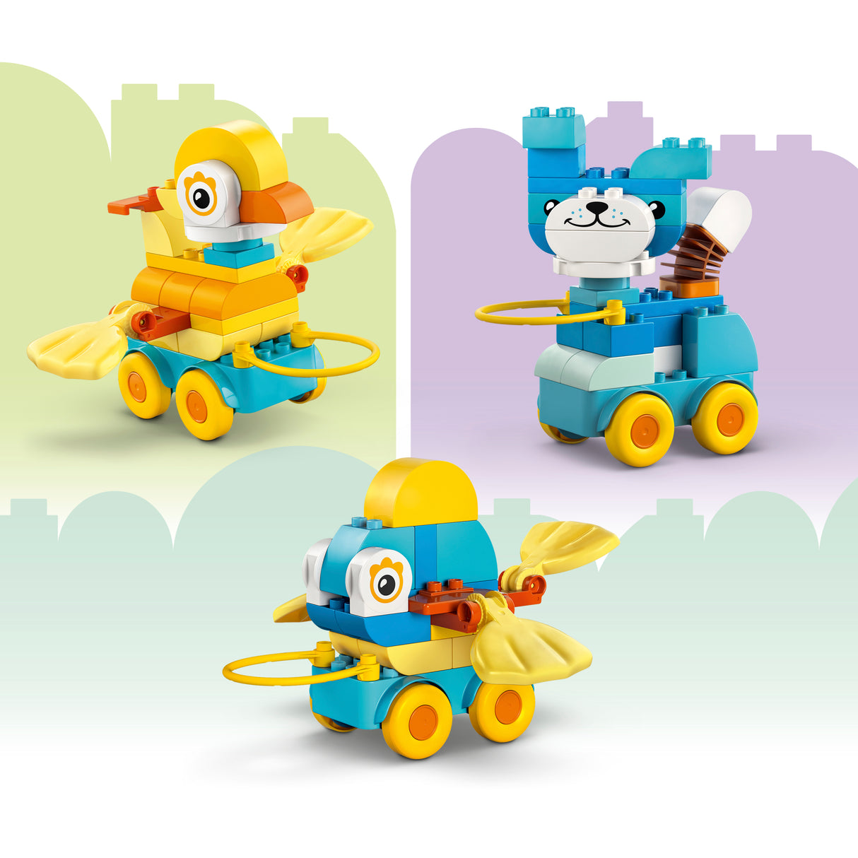 LEGO DUPLO 3in1 Animals on Wheels 10448L