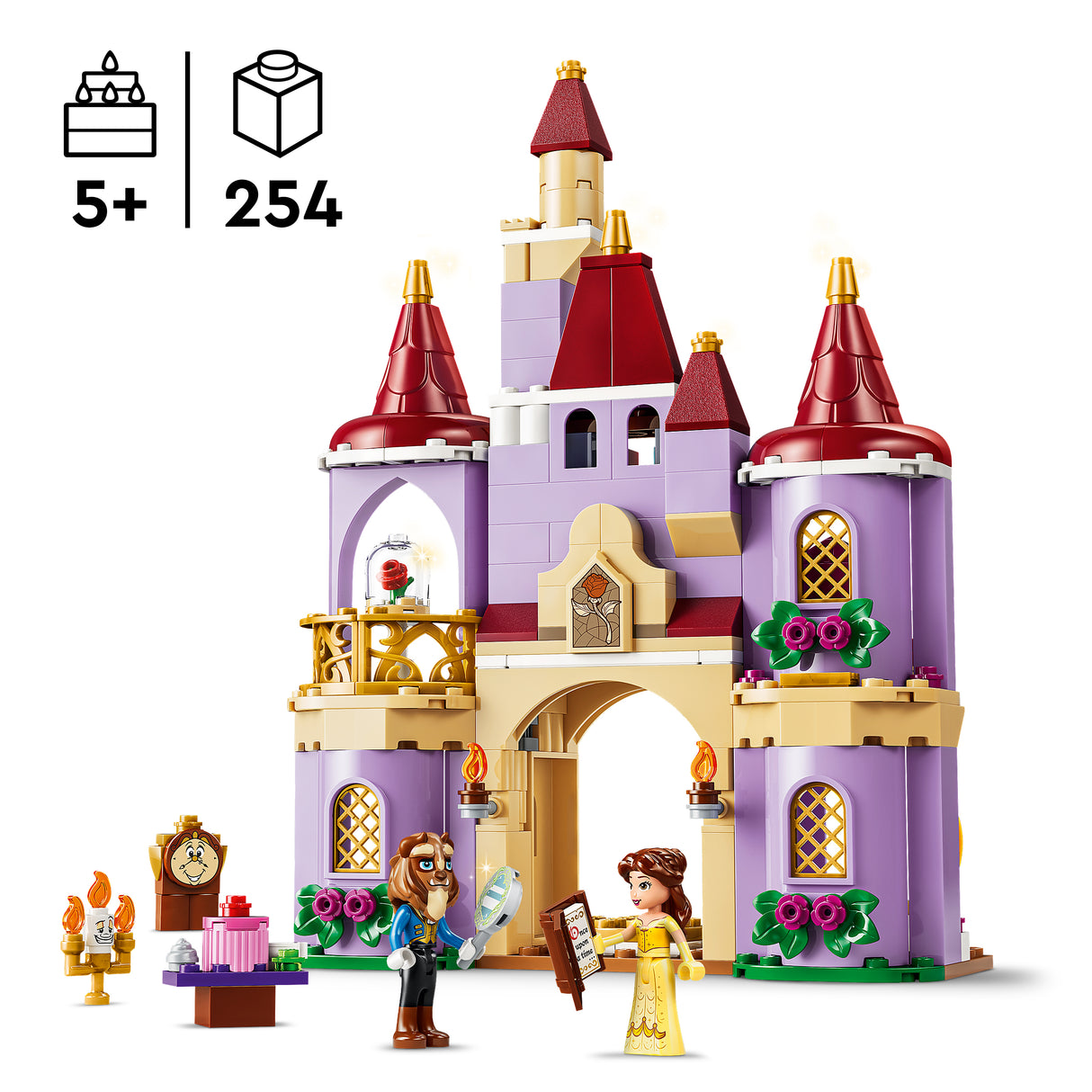 LEGO Disney Princess Belle & the Beast’s Enchanted Castle 43289L