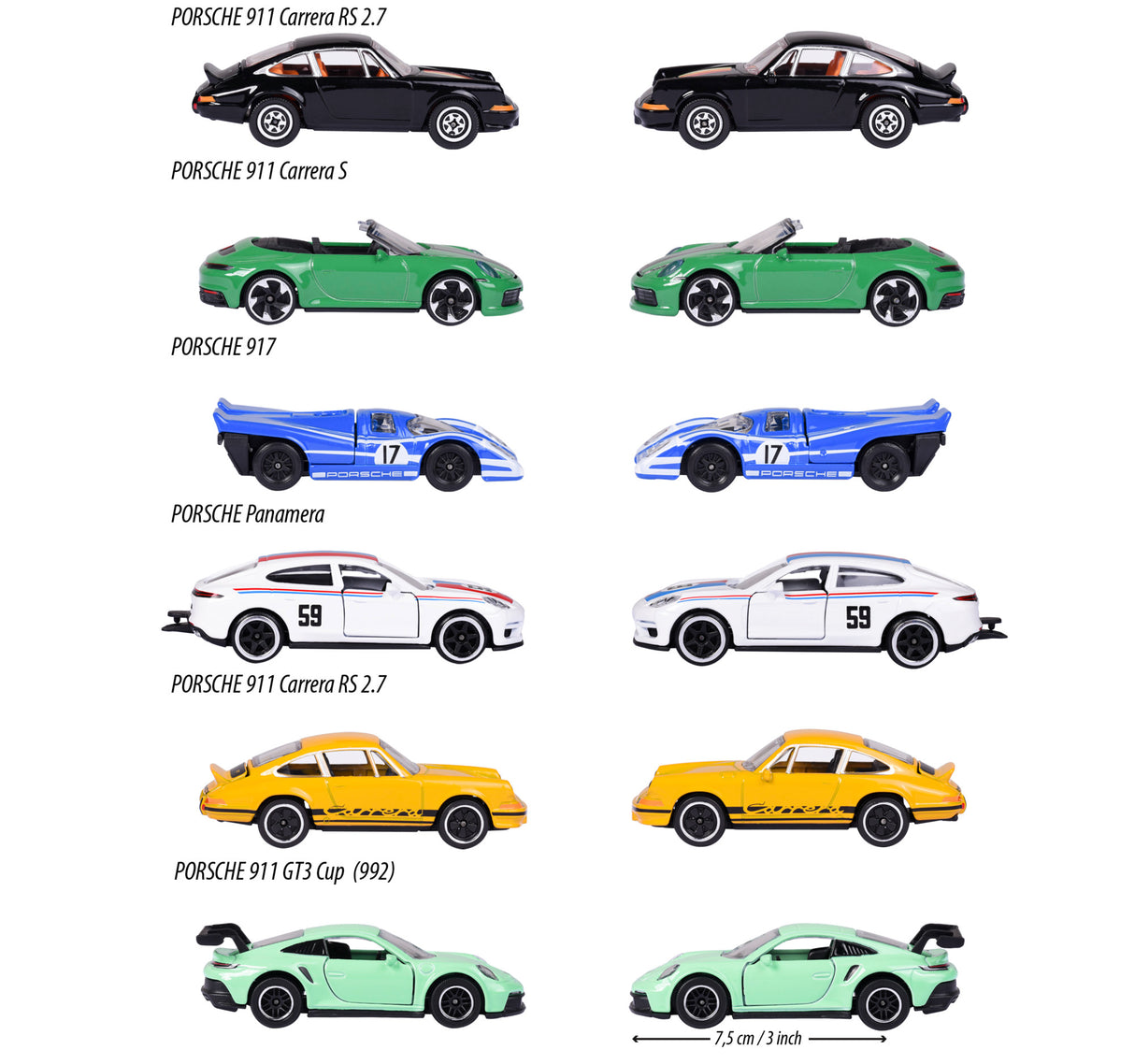 Majorette Porsche Motosport Premium 6-ass 212053062B