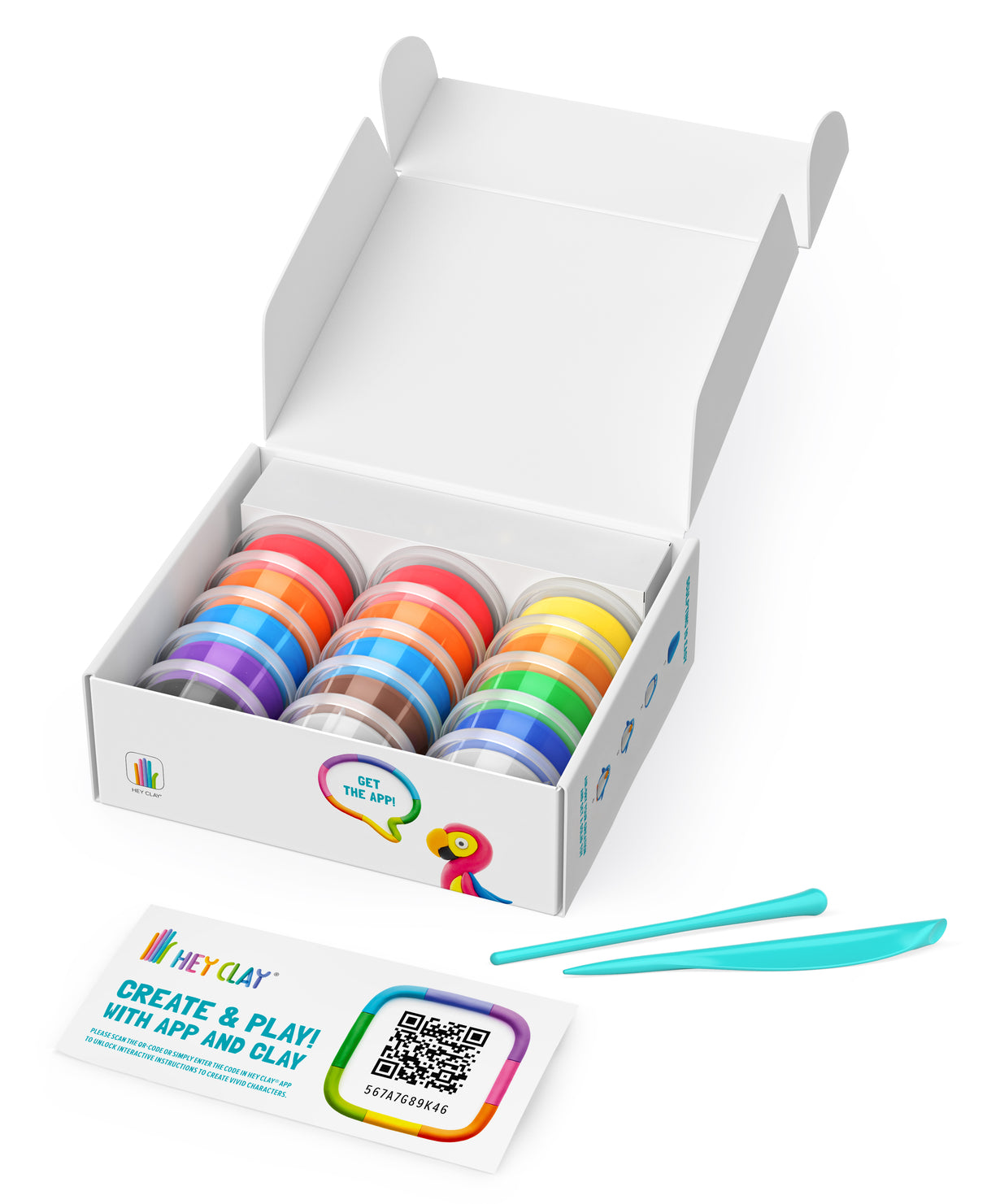 HEY CLAY Modeling Air-Dry Clay Birds  15013E