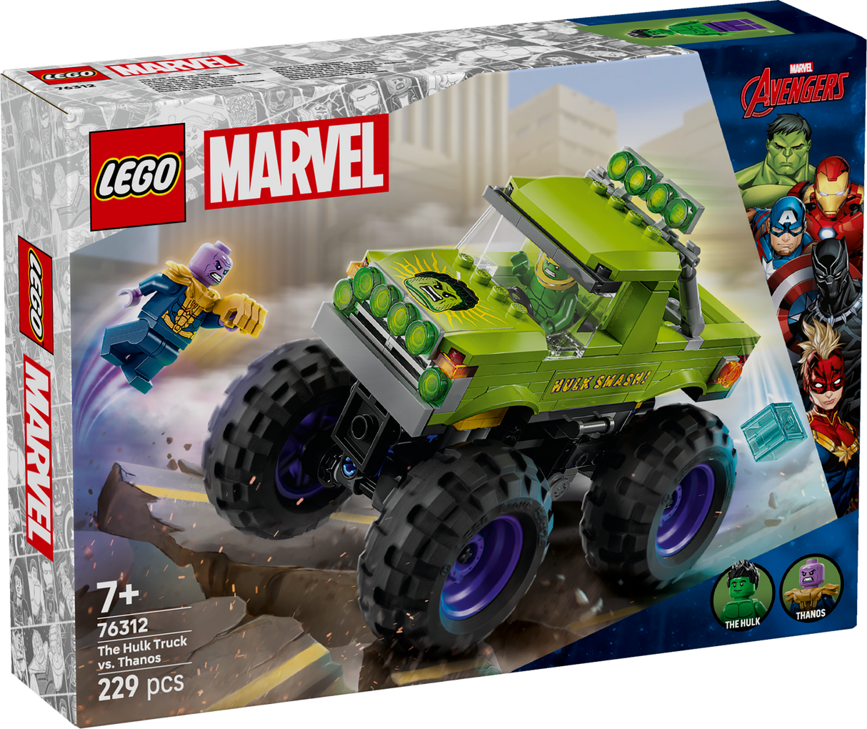 LEGO Super Heroes The Hulk Truck vs. Thanos 76312L