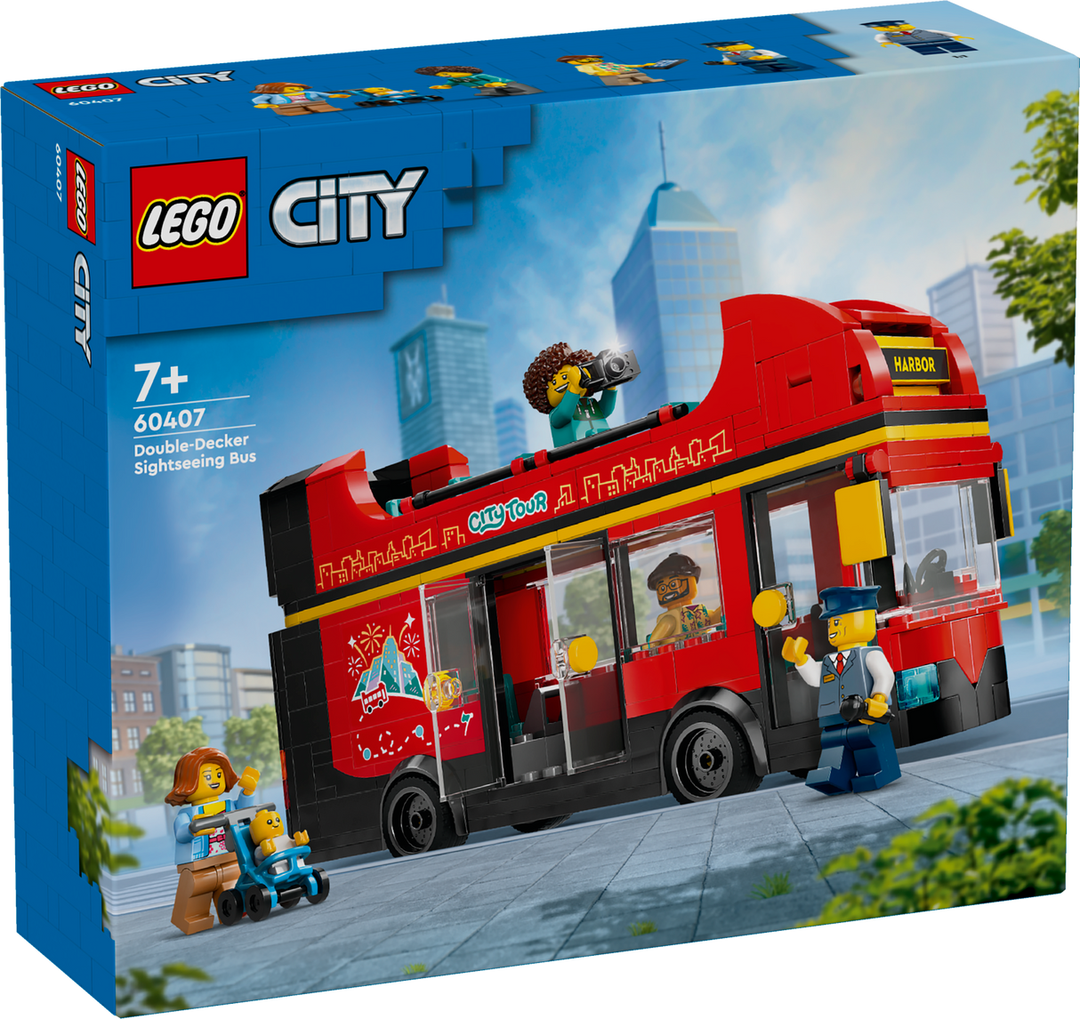 LEGO City Red Double-Decker Sightseeing Bus 60407L