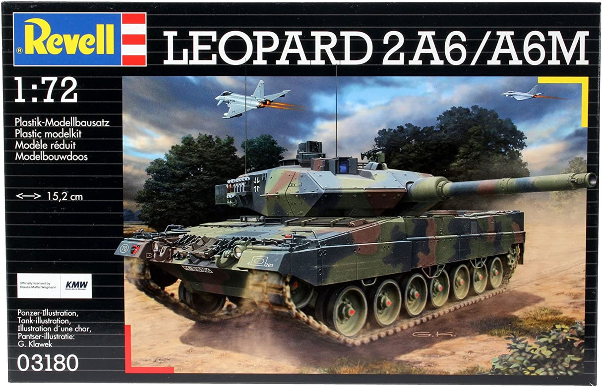 Revell plastic model Leopard 2 A6/A6M 1:72 03180R