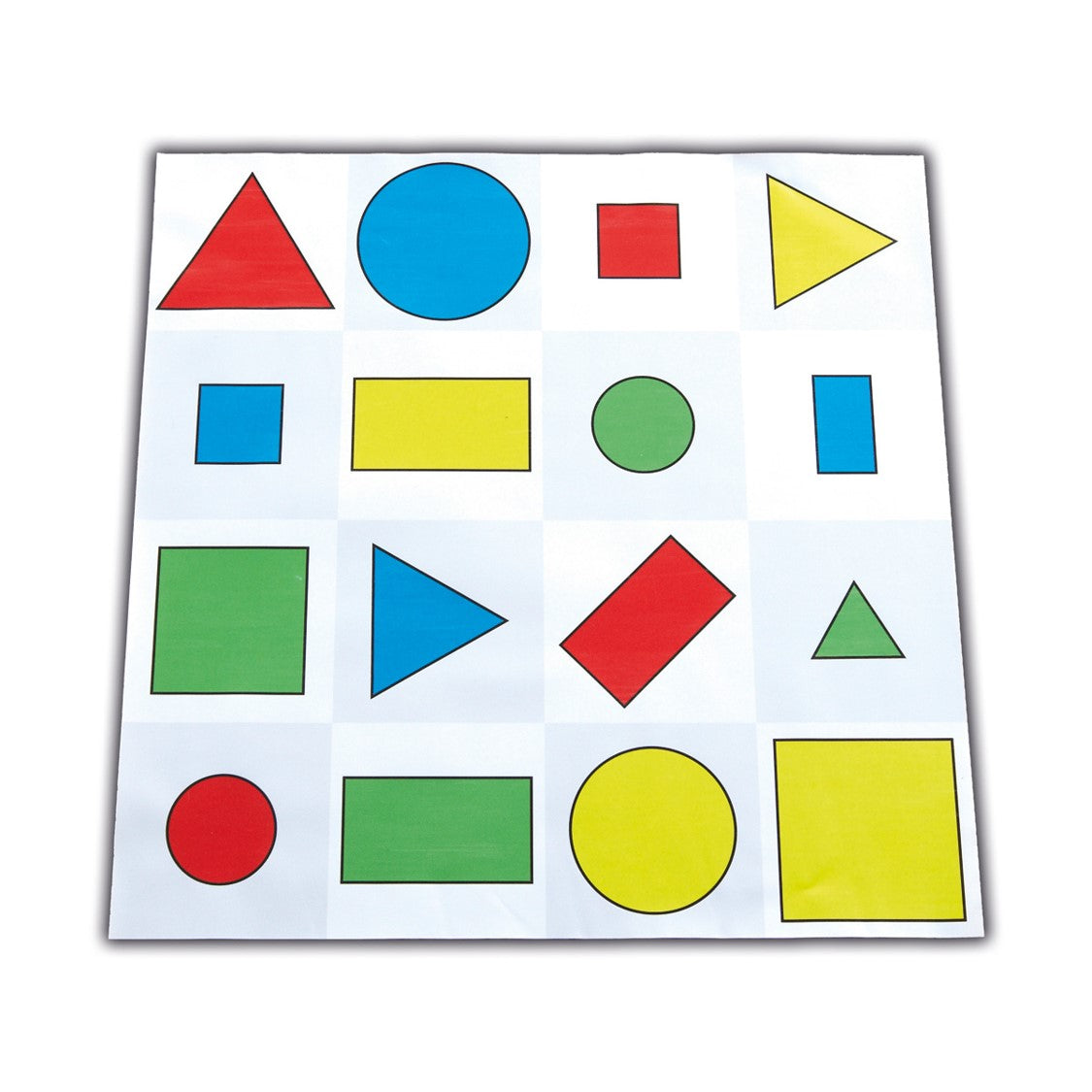 TTS Bee-Bot and Blue-Bot Shapes, Colour and Size Mat IT00854B