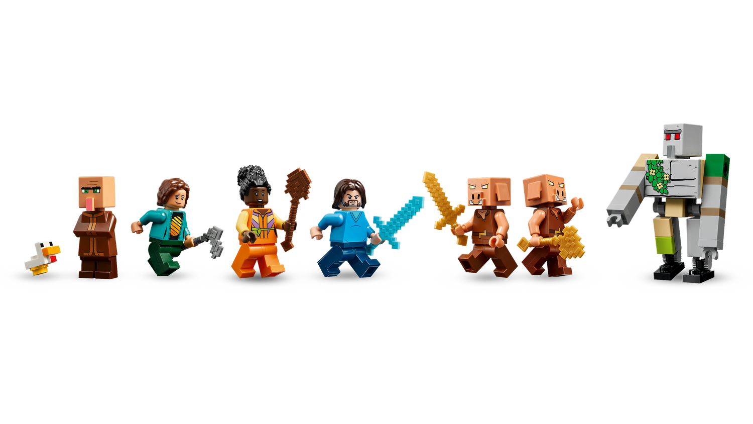 LEGO Minecraft The Ghast Balloon Village Attack 21273L