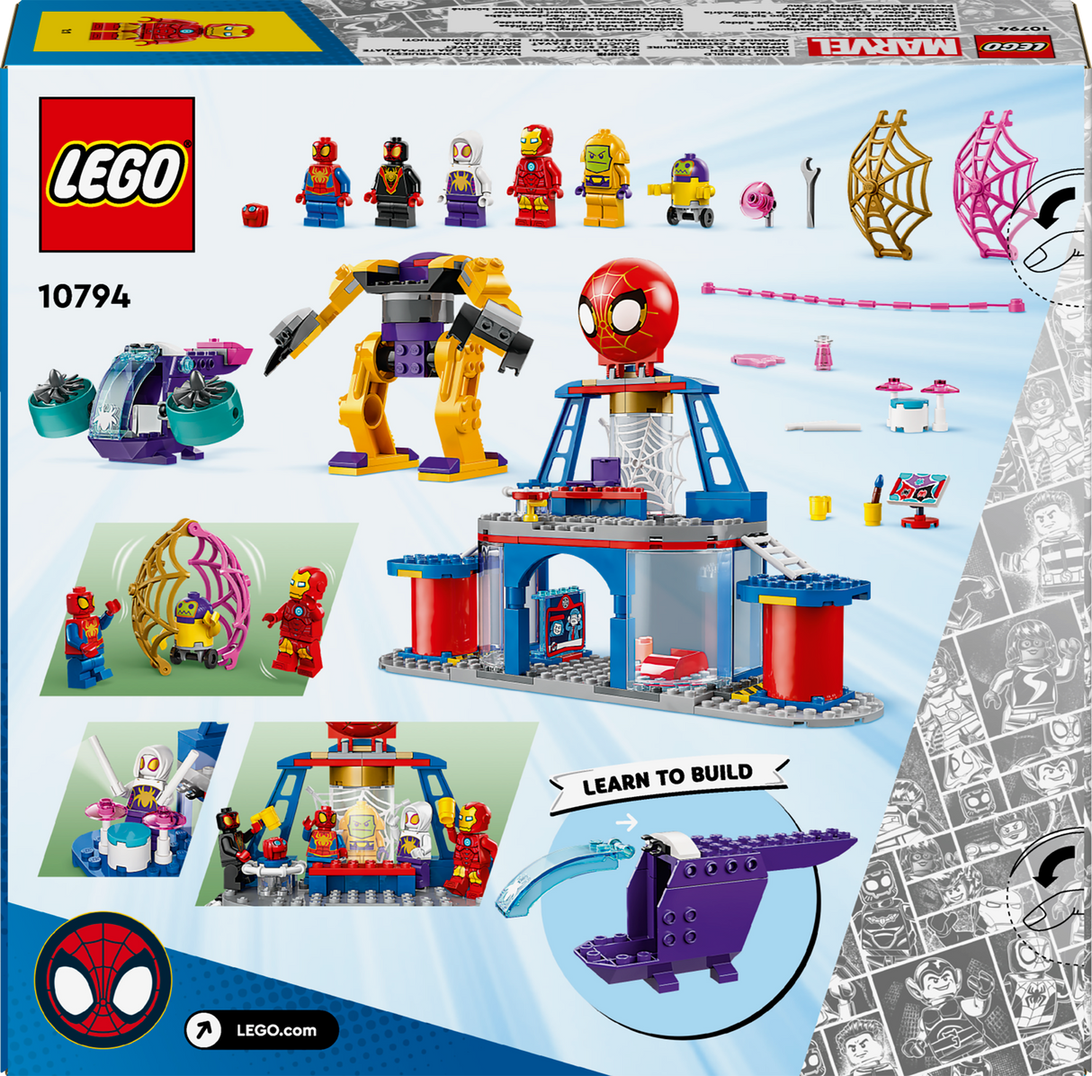 LEGO Spidey Team Spidey Web Spinner Headquarters 10794L