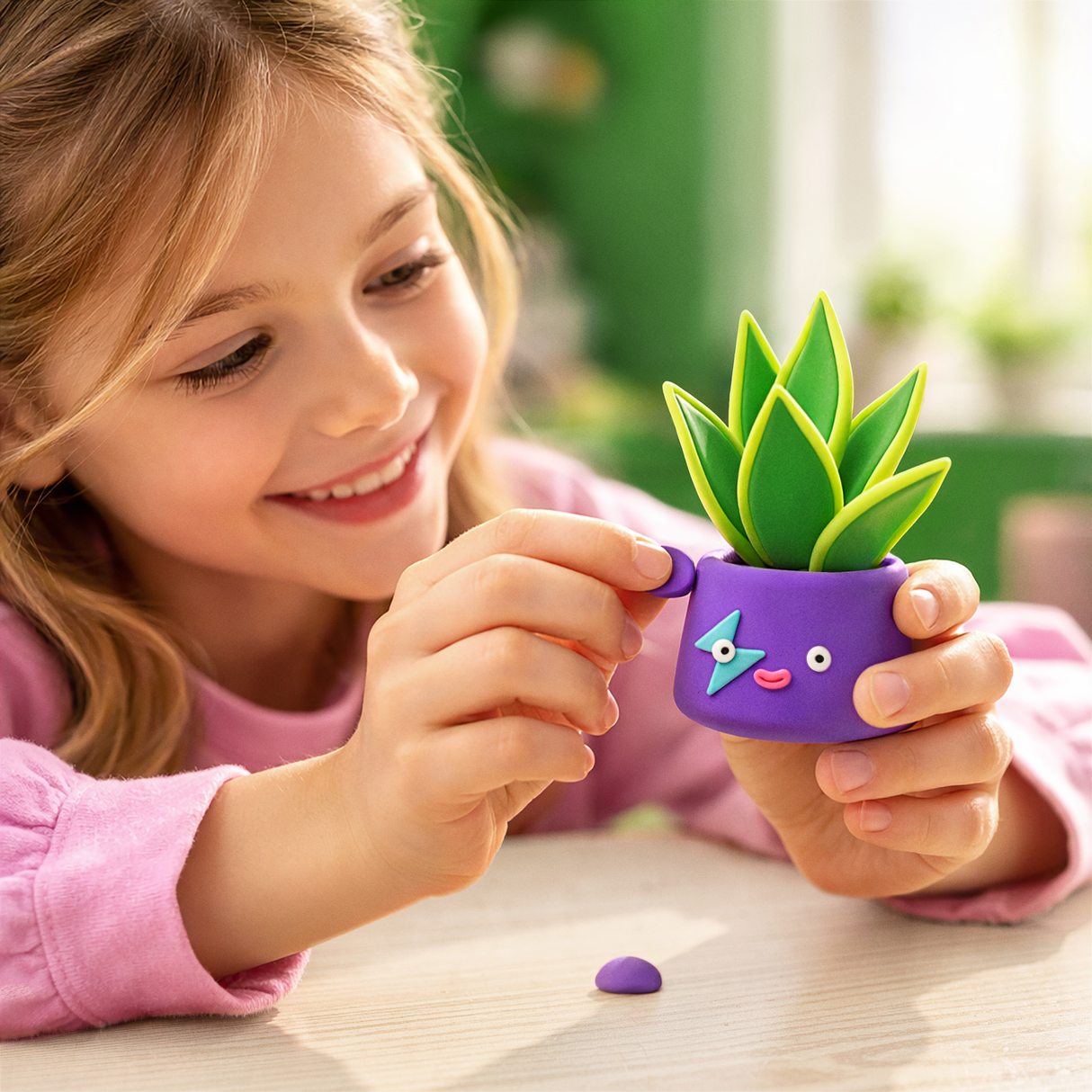 HEY CLAY Modeling Clay 15 Pieces: Plant Folks 15033E