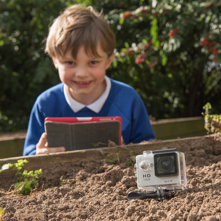 TTS Robot 4K Action Camera with WiFi for Rugged Robot, Pro-Bot, and InO-Bot Coding Robot Cam Accessories AV45285B