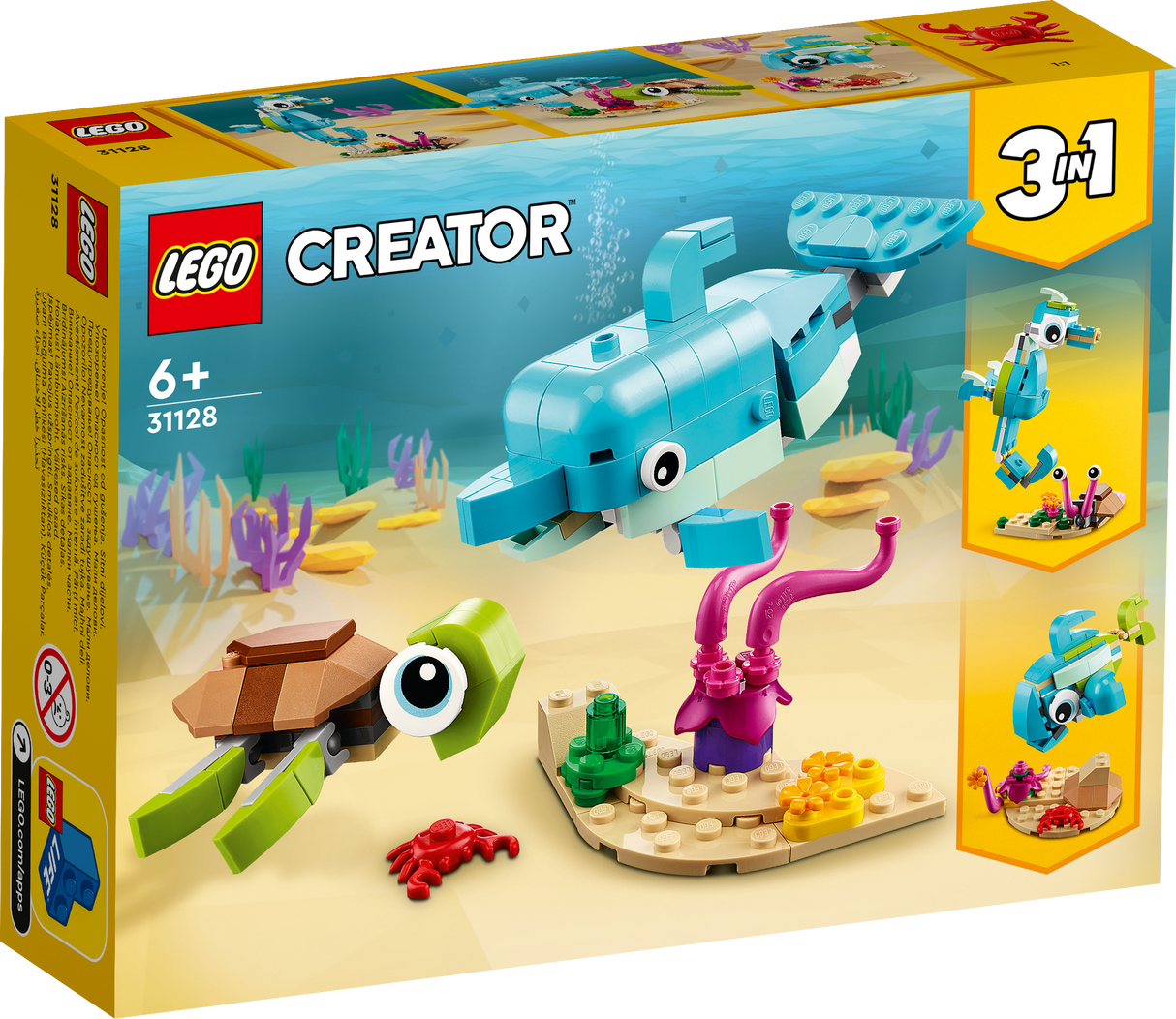 LEGO Creator  Dolphin and Turtle 31128L