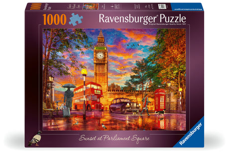 Ravensburger Puzzle 1000 pc Sunset on the Square 12000184V