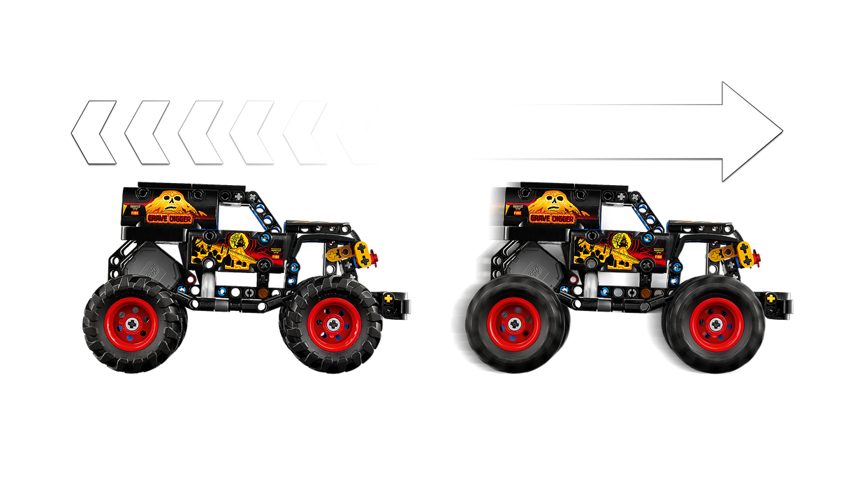 LEGO Technic Monster Jam Grave Digger Fire and Ice 42219L