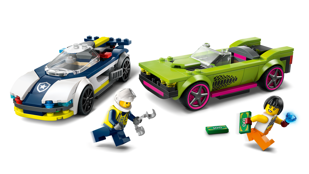 LEGO City Police Car and Muscle Car Chase 60415L