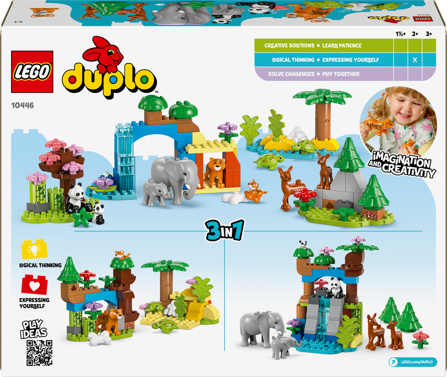 LEGO DUPLO 3in1 Wild Animal Families 10446L