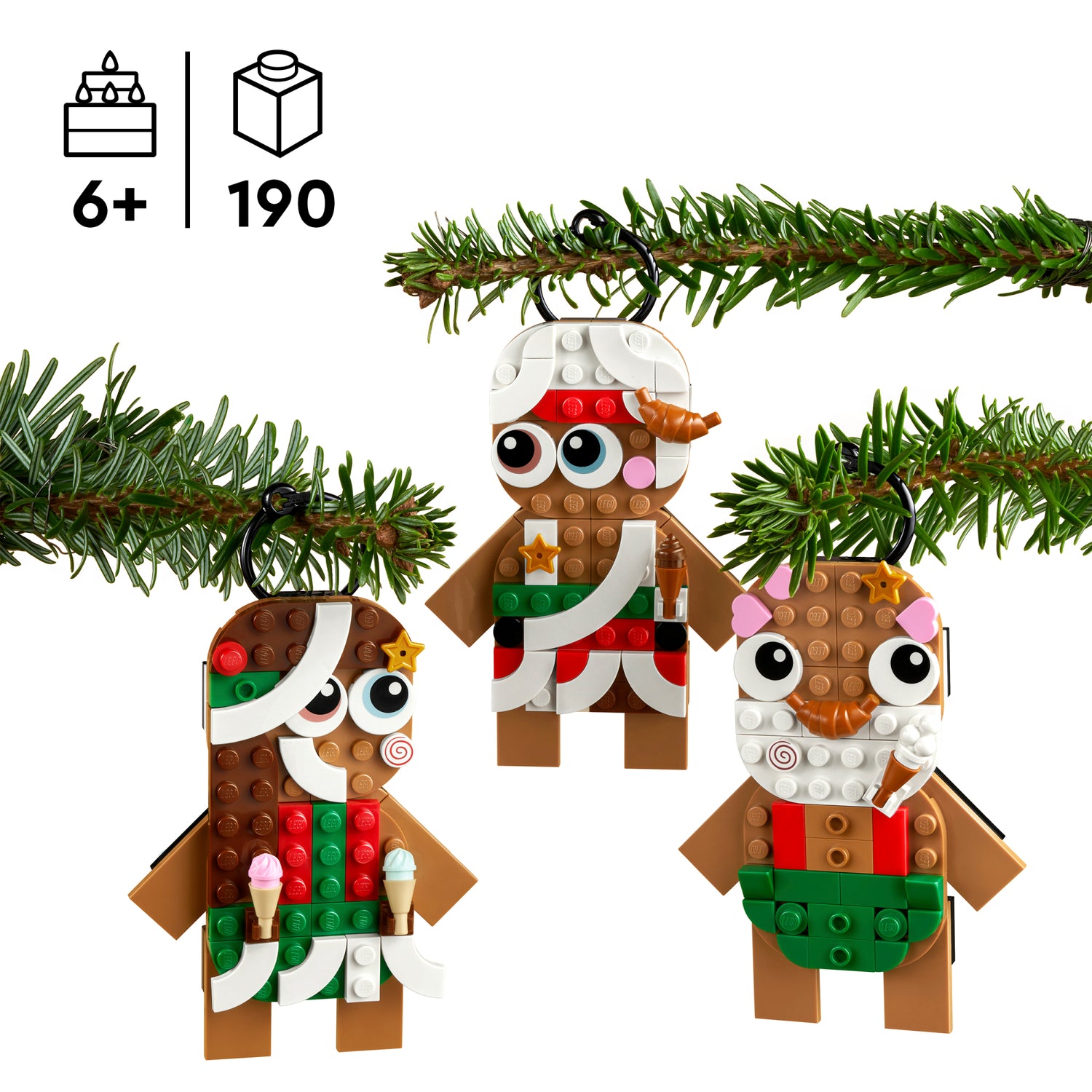 LEGO Gingerbread Ornaments 40642L