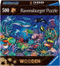 Ravensburger Wooden Puzzle 500 pc Underwater World 175154V
