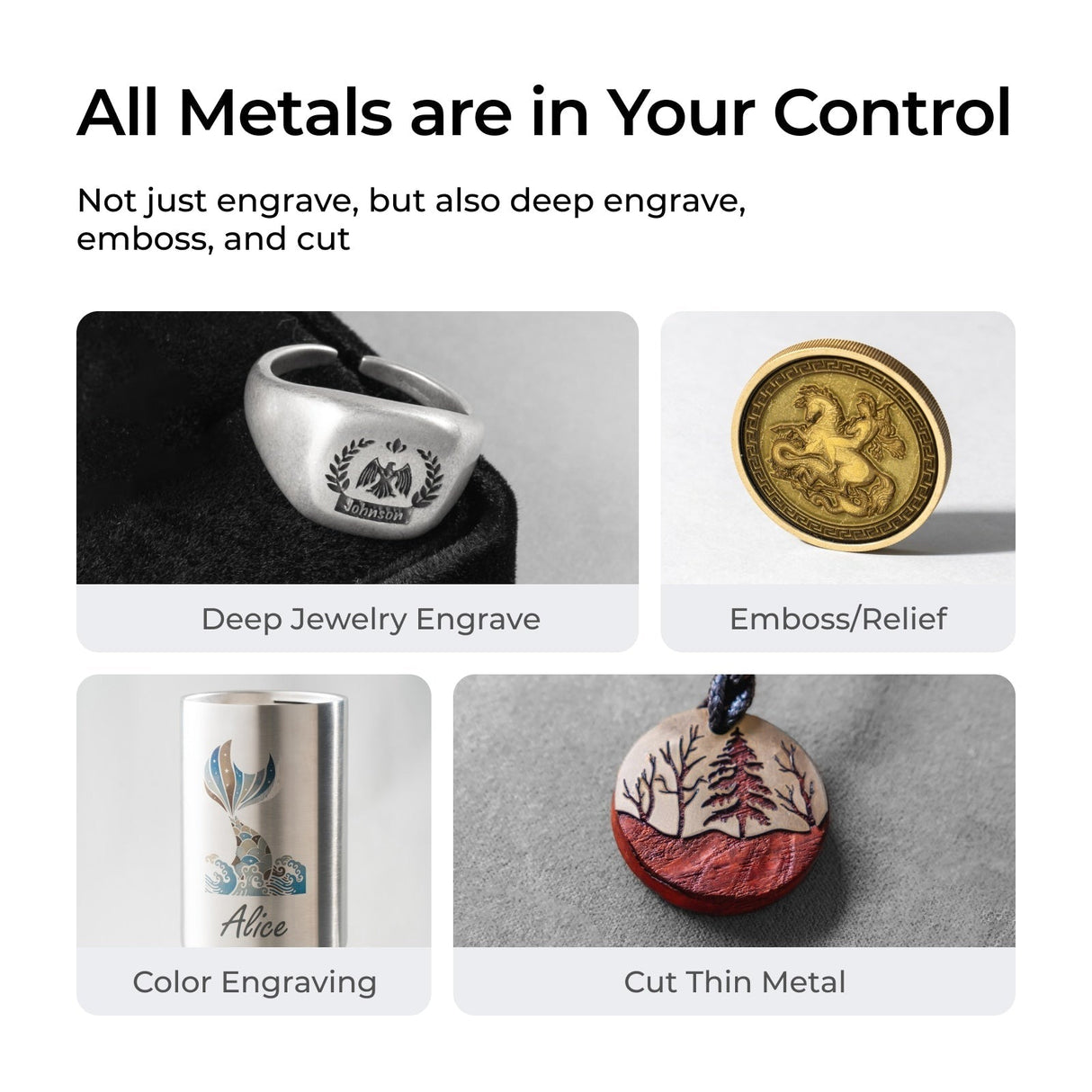 xTool F1 Ultra 20W Fiber & Diode Dual Laser Engraver, Class I P5010383