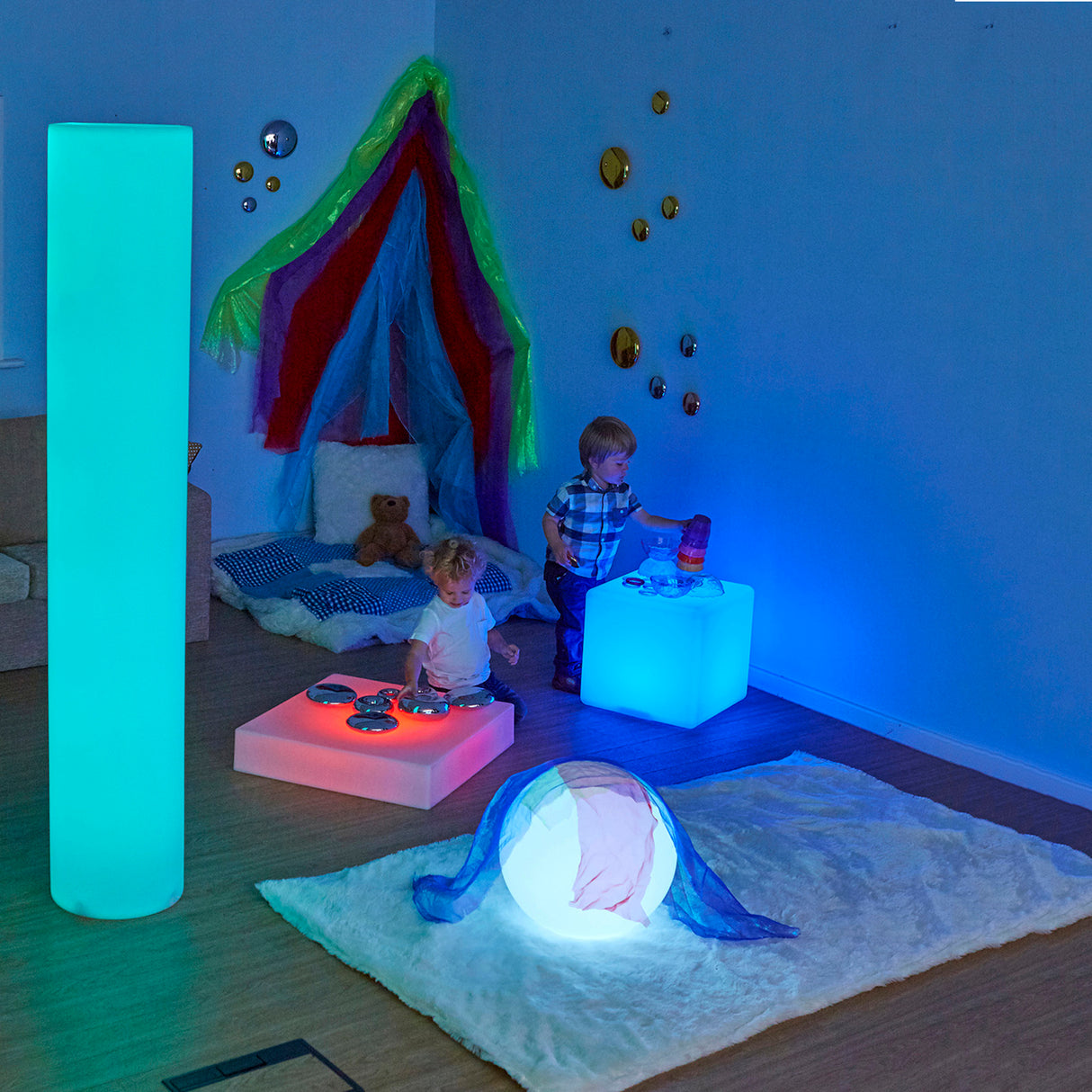 TTS Giant Sensory Light Up Glow Cylinder Tube EY07243B