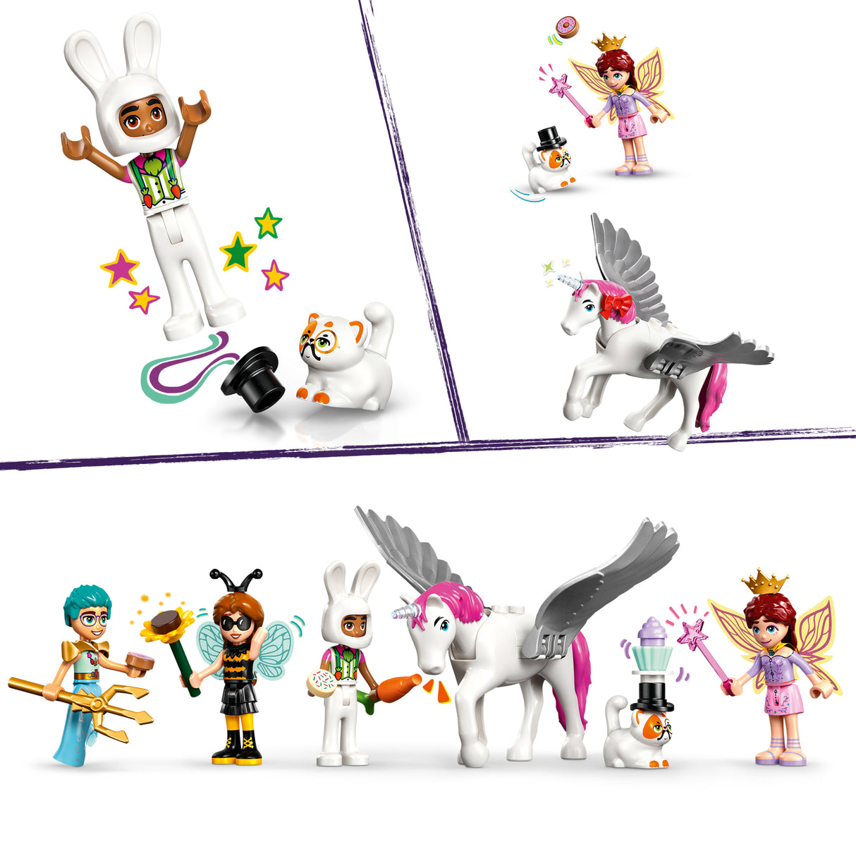 LEGO Friends Costume Party with Unicorn & Fairy 42661L