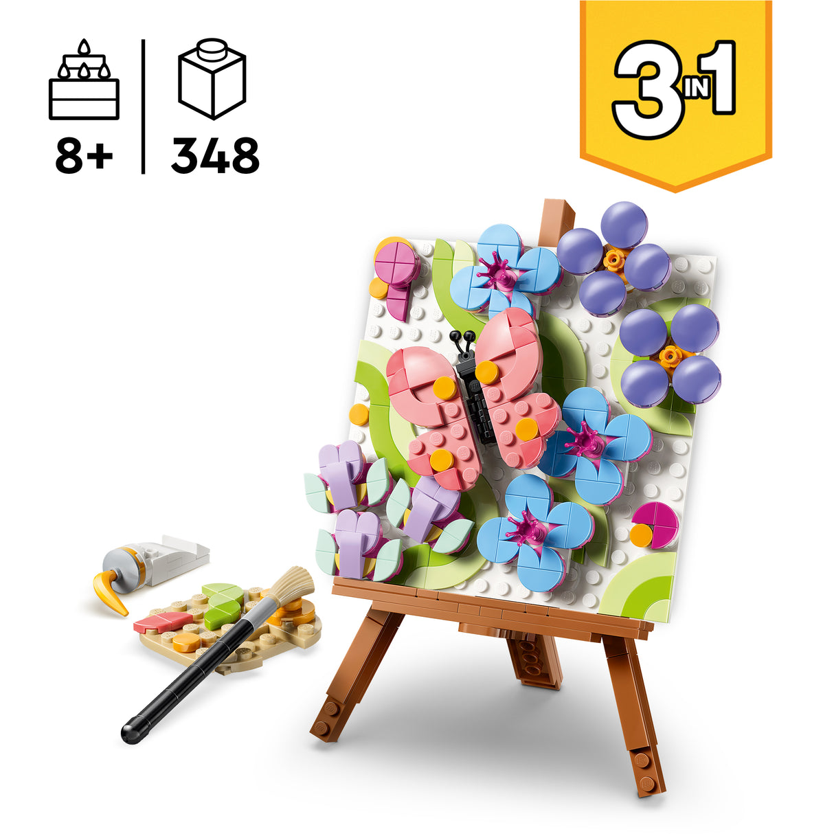 LEGO Creator Floral Art Decor Painting 31390L