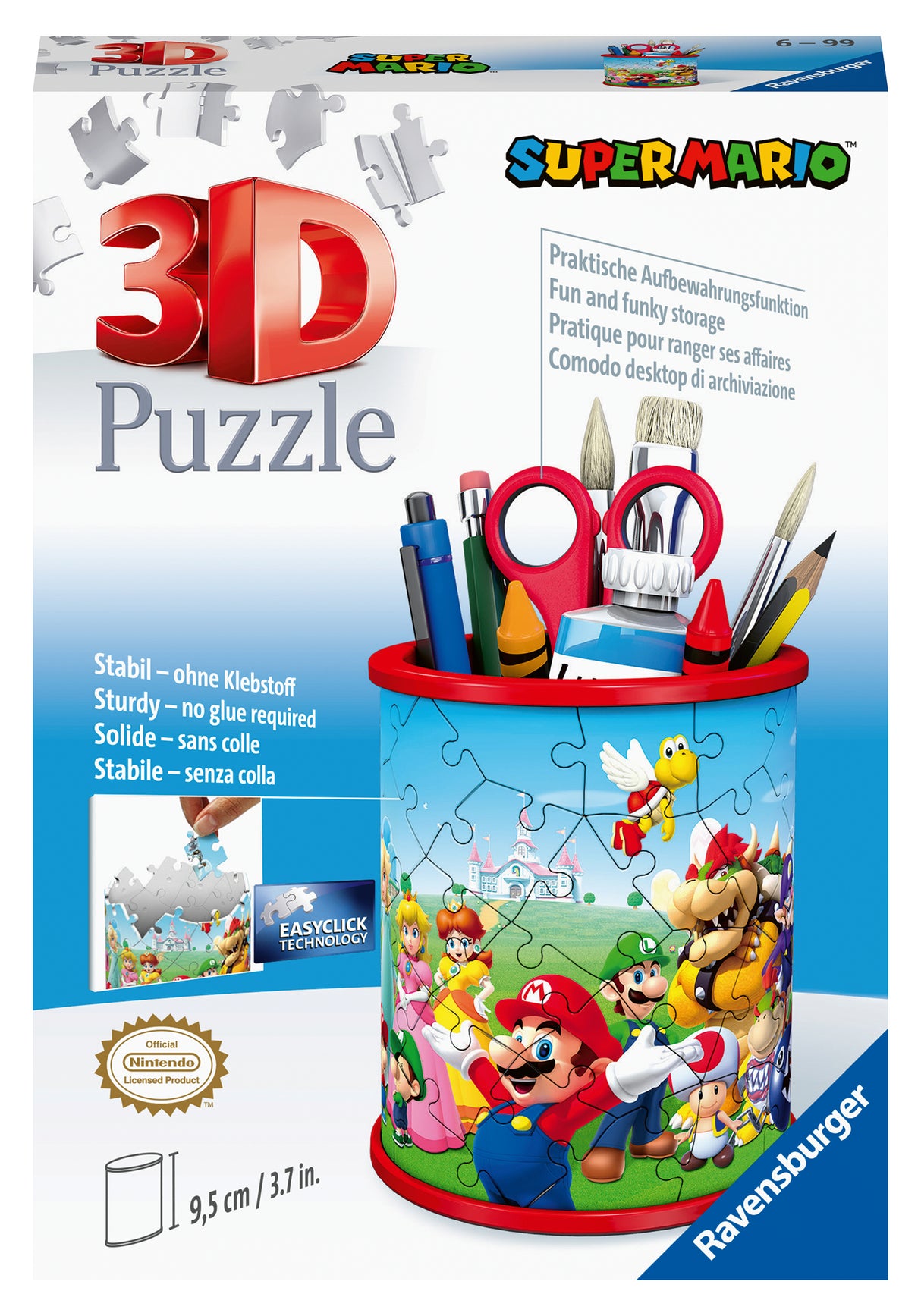 Ravensburger 3D Puzzle Pencil Case Super Mario 112555V