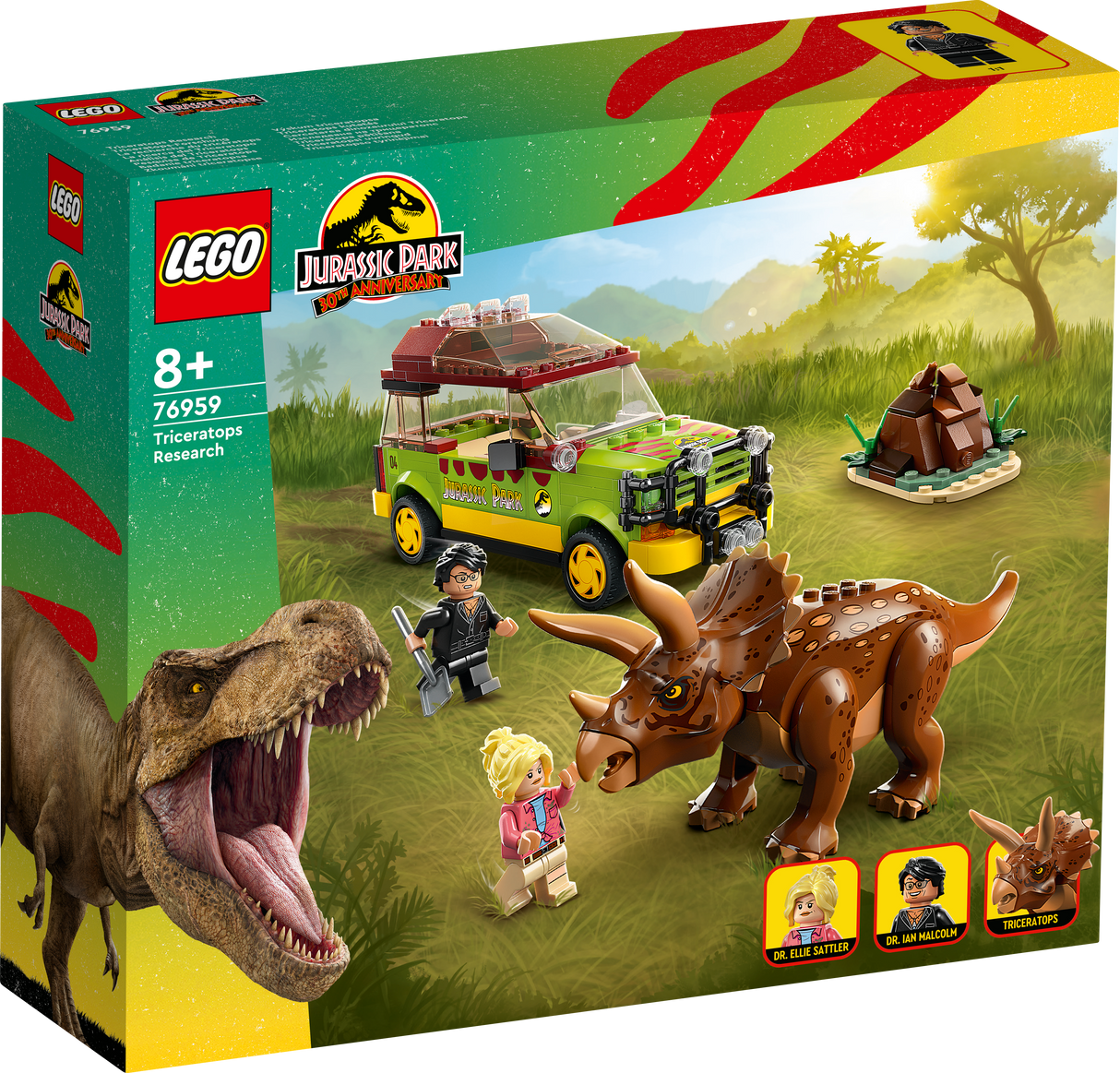 LEGO Jurassic World Triceratops Research 76959L