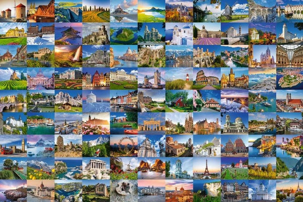 Ravensburger Puzzle 3000 pc 99 Beautiful Places in Europe 170807V
